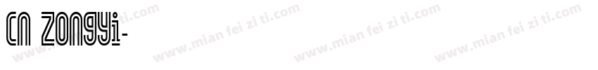 CN Zongyi字体转换